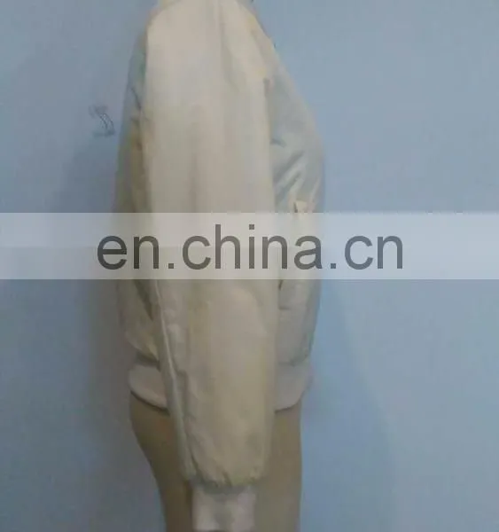 Wholesale Custom Made Women 100% Polyester Bomber Jacket photo-4