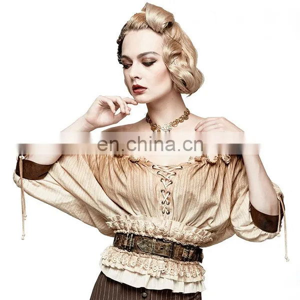 Steampunk Punk Rave Female Beige Wristband Set S-206 photo-3