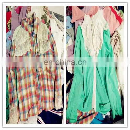 Children T-Shirts Long and Short Sleeves Used Clothing From Taiwan