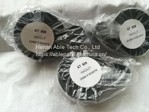 Black TTO Ribbon 33x600m Ink Out for Smart Date Machine to Print Expiry Date photo-3