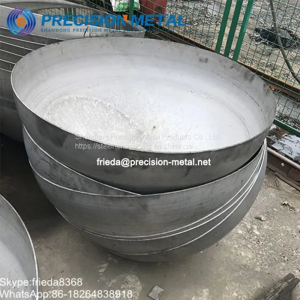 Carbon Steel Metal Half Sphere Hemispherical Head photo-3