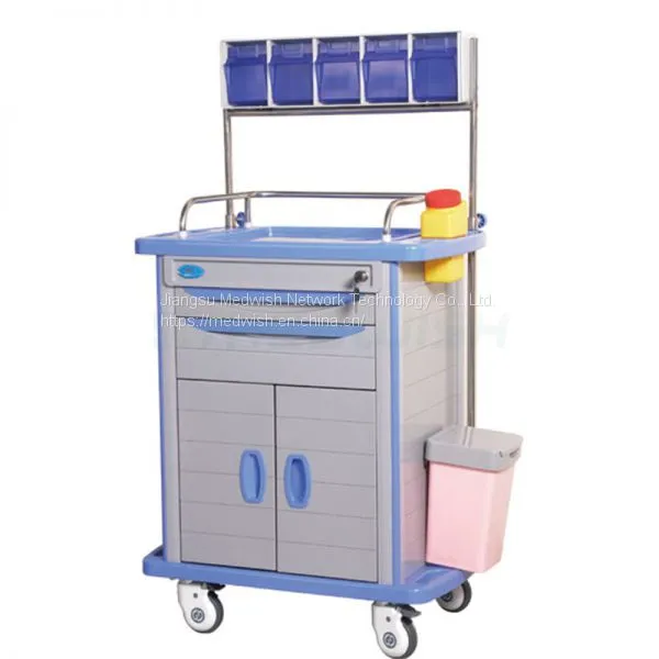 AG-AT001A3 Anesthesia Equipment Supply Medical ABS Hospital Instrument Trolley