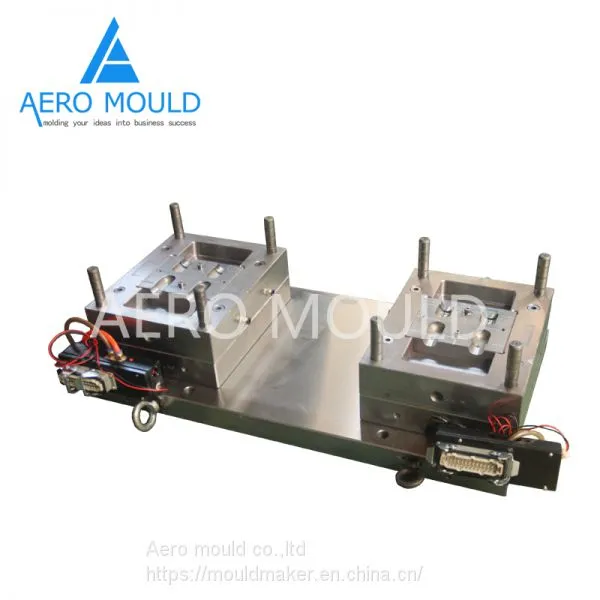 Double Color Elbow Pipe Fitting Plastic Injection Mould photo-2