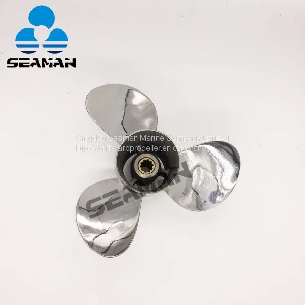 20-30hp (664-45954-01-EL-00) Stainless Steel Propeller SIZE 9-7/8*12