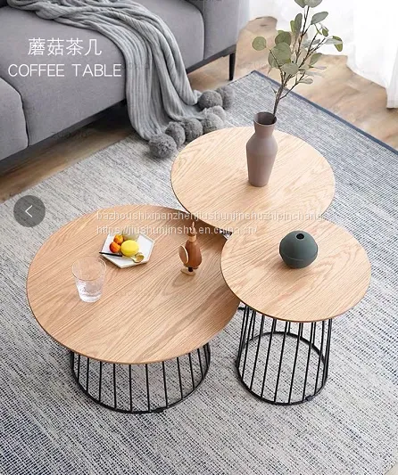 Metal Coffee Table Living Room Counter