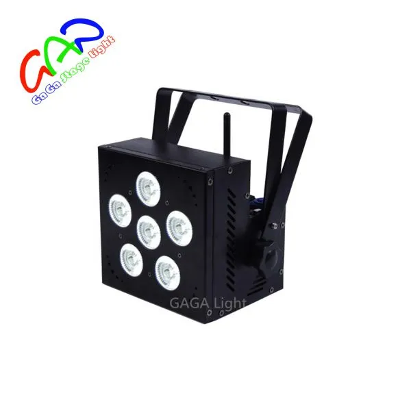 6*15 ватт 5-в-1 беспроводной и работающий от батарей светильник BATTERY & WIRELESS FLAT PAR с сертификатом CE