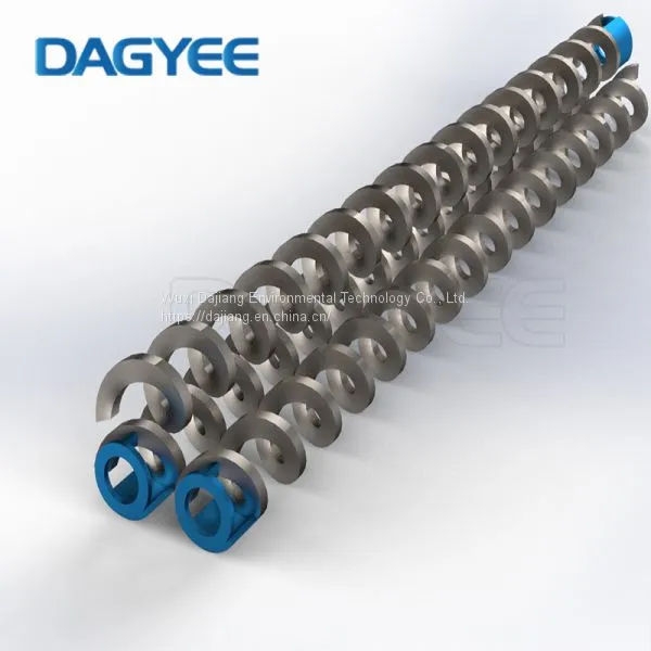 Separated Sludge Shaftless Screw Conveyors Made of Stainless Steel photo-5