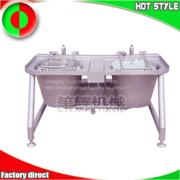 Multifunctional Double-cylinder Basket Vegetable Washing Machine Ozone Bubble Fruit Cleaning Machine photo-4