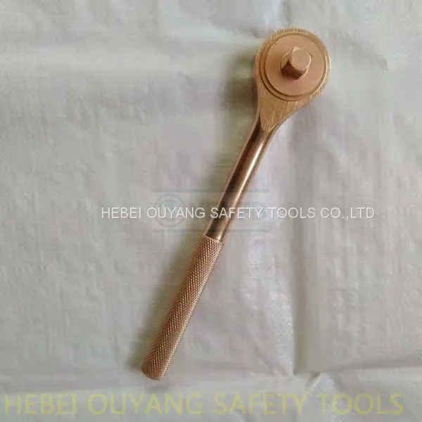 Non-Sparking Safety Hand Tools Ratchet Spanner/Wrench,1/2 photo-3