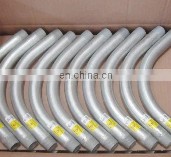 Lower Life-cycle Cost Normal Trade Size 30 Degree Rigid Conduit Elbows Welded Tubing Pipe Bends With UL Listed photo-5