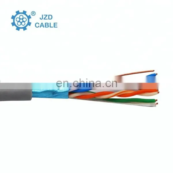 High Quality Cat5 Cat6 Network Cable 4 Paire Fiber Optic Lan Internet Cable photo-4