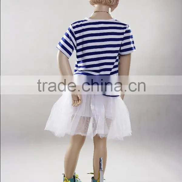 Cheap Full Body Child Mannequin Fiberglass Children Mannequin Realist Kids Dummy Manikin KD6 photo-4