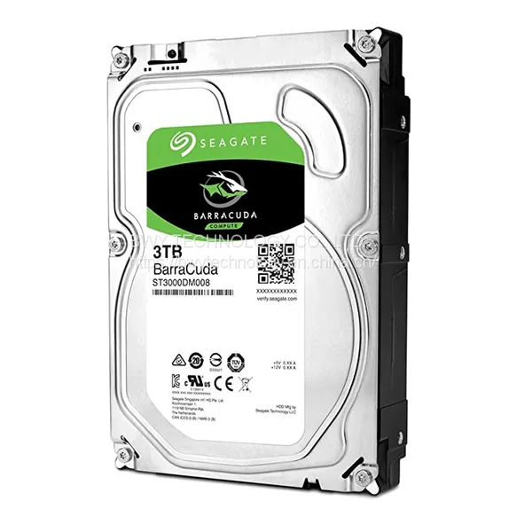 Seagate BarraCuda внутренний жесткий диск HDD объемом 3 ТБ – 3