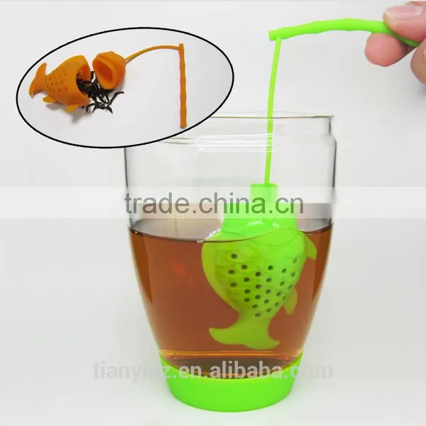 Hot Sell Lovely Colorful Silicone Tea Strainers Silicone Tea Bag