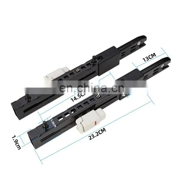 Powder Coating Tensile Strength 10000KN Steel Adjustable ISOFIX Latch Connector Car Seat Strap Anchor Fix for Child Seat photo-4