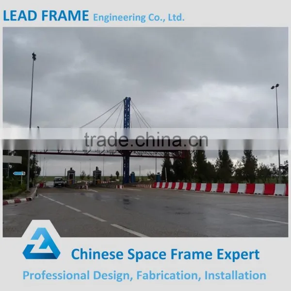 High Standard Prefab Steel Structure Frame Toll Station photo-5