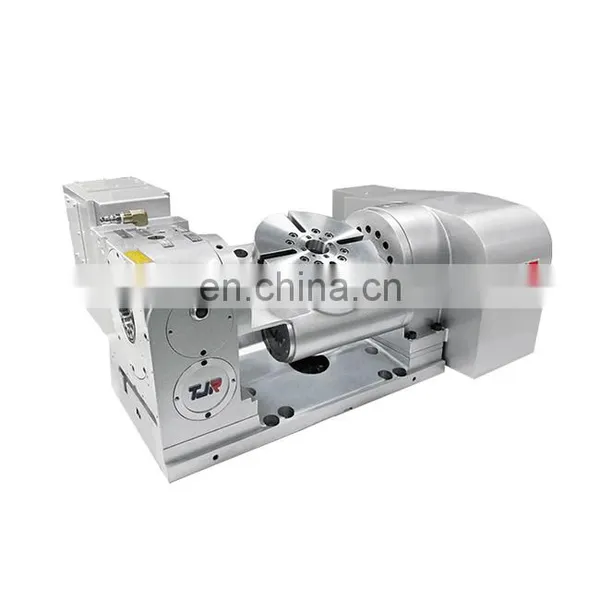 TJR Cnc Lathe Retrofit Horizontal and Vertical Rotary Table Cnc With Fanuc Cnc Controller Price,FHR-400S Rotary Index 5 Axis photo-3