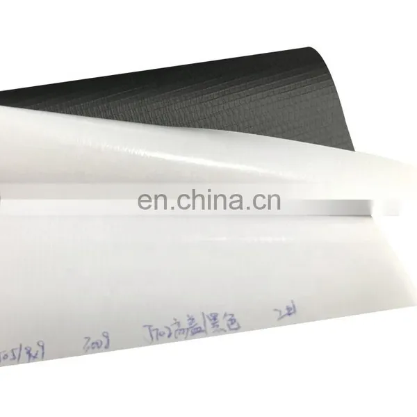 300g Flex Banner Rolls,outdoor Banner,banner Flex Material Rolls Fabric (hot Lamination,glossy,500*500 9*9,black Back ) photo-2