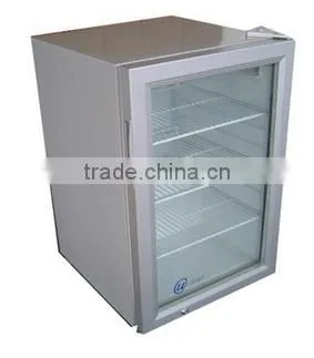 Hotel Use Portable Single Glass Door Counter Top Mini Drink Visi Cooler photo-5