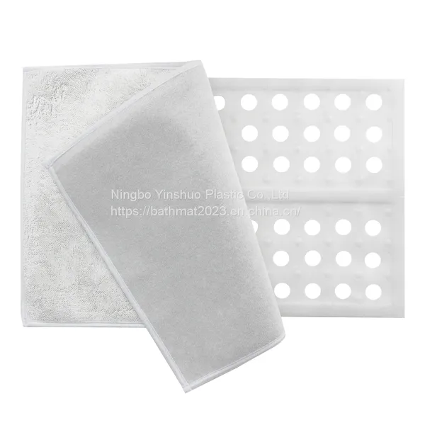 Detachable and Anti-slip Bath Mat, Rug,PVC Backing,Mat Washable for Hotel photo-4