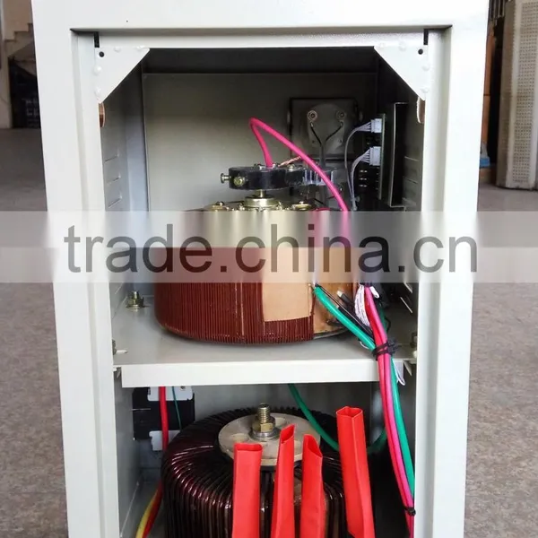 220V AC Output Single Phase Approve Portable 15000W Automatic Voltage Regulator photo-5