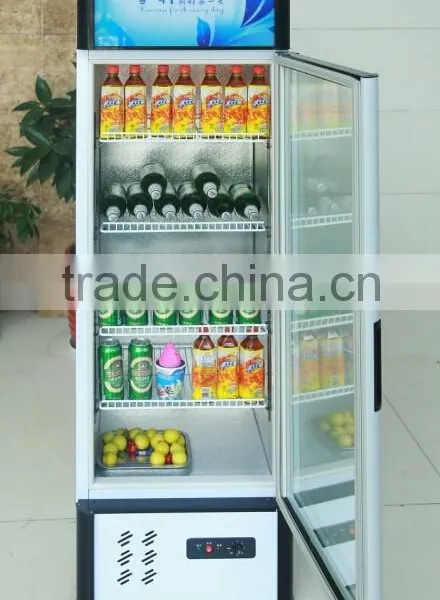 LC-328Single Glass Door Luxury Beverage Display Cooler