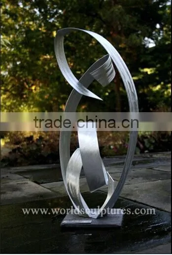 Stainless Steel Garden Abstract Sculpture photo-2