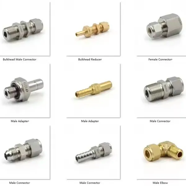 Nipple Fitting Stainless Steel Pipe Fitting Hydraulic Hose Adapter Male Female Threaded OEM Custom photo-3