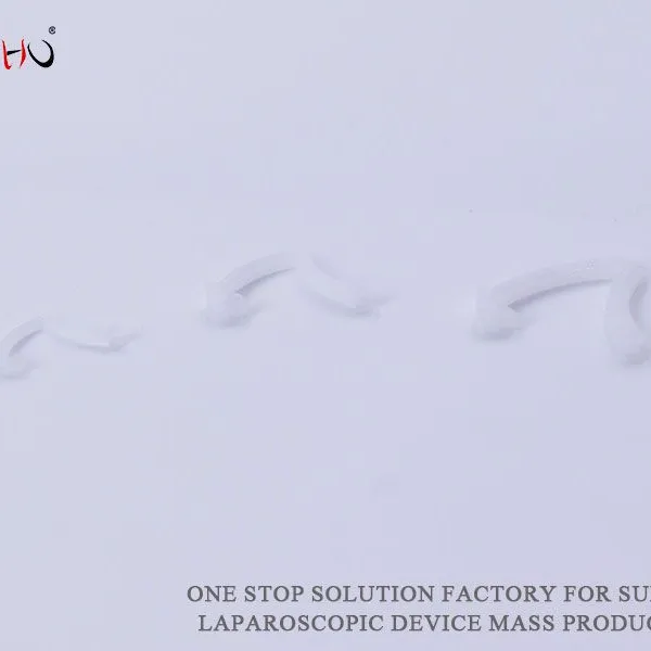 Disposable Hem o Lock Stytle Nonabsorbable Ligating Clips for Laparoscopy OEM Service photo-2