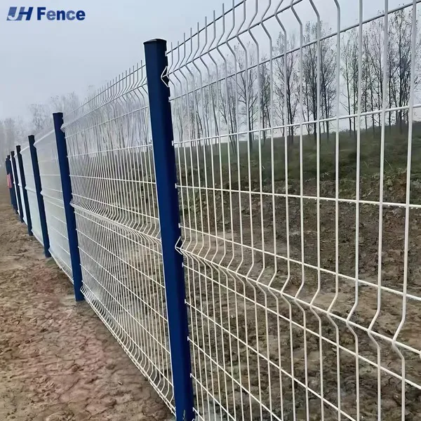 3D Curved Welded Wire Mesh Fence Panel - Hot Dipped Galvanized PVC Coated for Garden Security photo-4