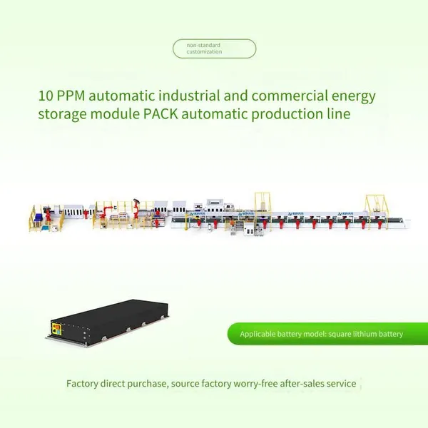 Square Shell Battery Pack Production Line, Fully Automated Line Body Machinery and Equipment for Household Energy Storage and Industrial and Commercial Energy Storage Modules photo-3