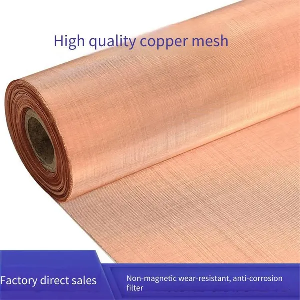 t2 Purple Copper Mesh, Anti-static Signal Shielding, 100-mesh Pure Copper Screen, 99.9% High-purity Red Copper Wire Mesh photo-2