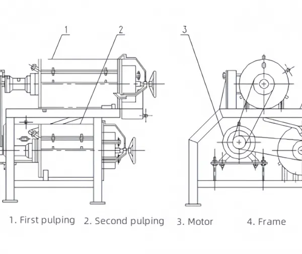 NFC Juice Tomato Pulping and Refining Machine 1000kg/h Capacity High Efficiency Machine photo-4