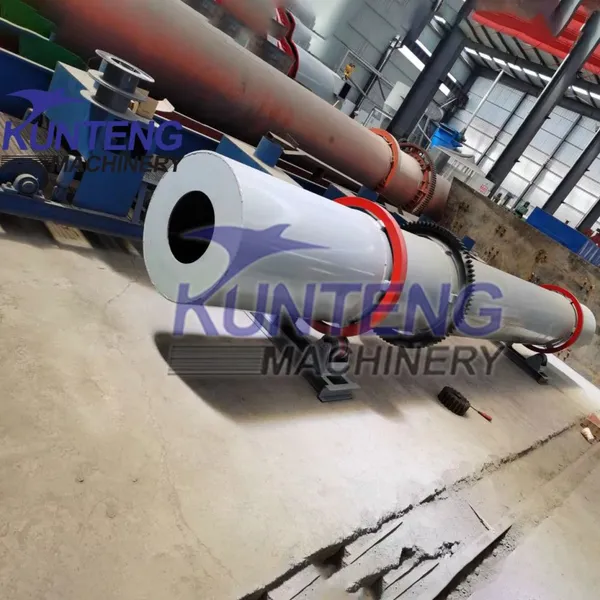 Professional Coconut Fiber Rotary Drum Dryer Machine Industrial Coir Husk Peat Drying Machine Line photo-2