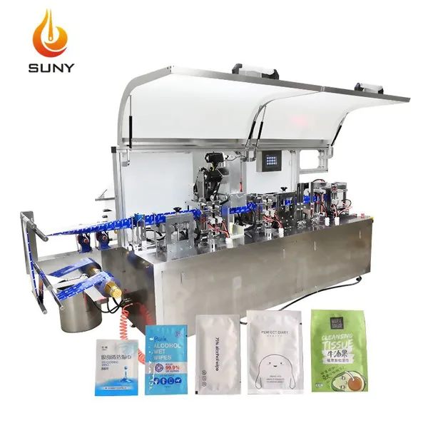 Single 4 Side Seal Wet Wipes Machine photo-2