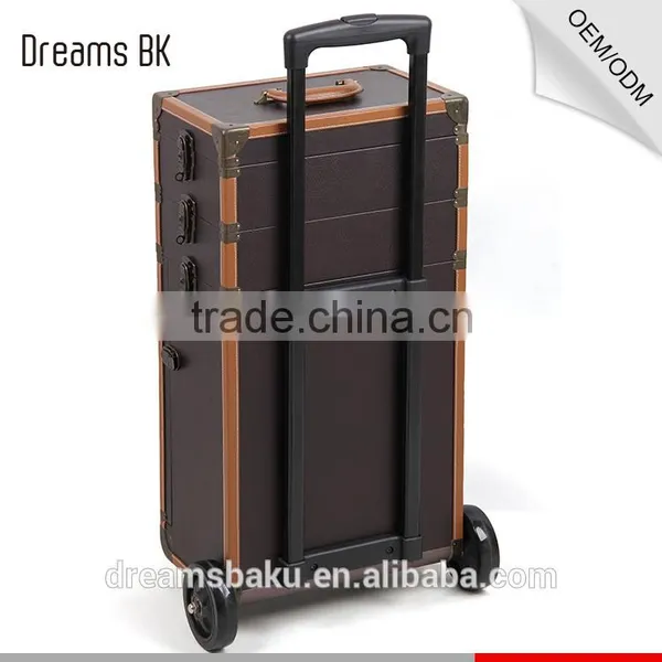 Promotional Trolley Hairdressing Makeup Kit Case Pvc Organizer Case photo-3