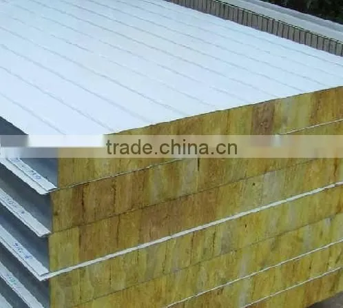 z Lock/t&g/pu Edged Rock Wool Sandwich Panel photo-4