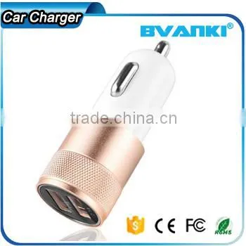 2016 New Wholesale With High Quality IC Protecting Vehicle Automobile DC Adapter 2 USB Car Charger Bulk Buy From China photo-5