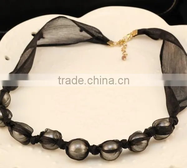 High Quality Popular Beautiful The Bride Jewelry Korea Pearl Wedding Romantic Sweet Jewelry Lace Necklace photo-5