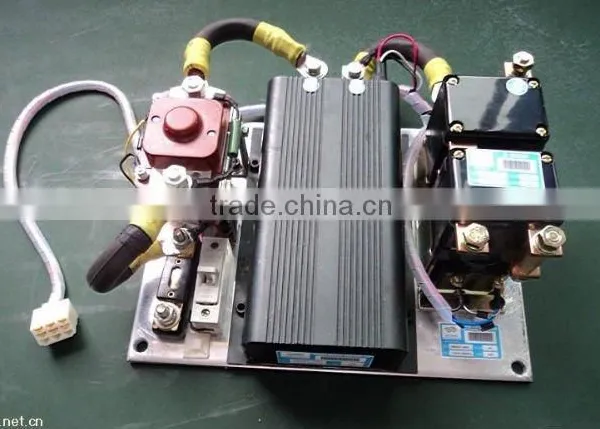 DC controller assembly for electric car