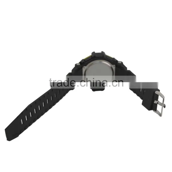 LP1338_YW Rubber Strap Digital Chronograph Timer Counter LCD Sports Watch photo-5