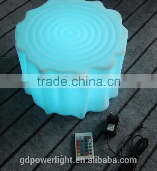 New PE Plastic Stool With LED Light & Remote Control YXF-3320 photo-4