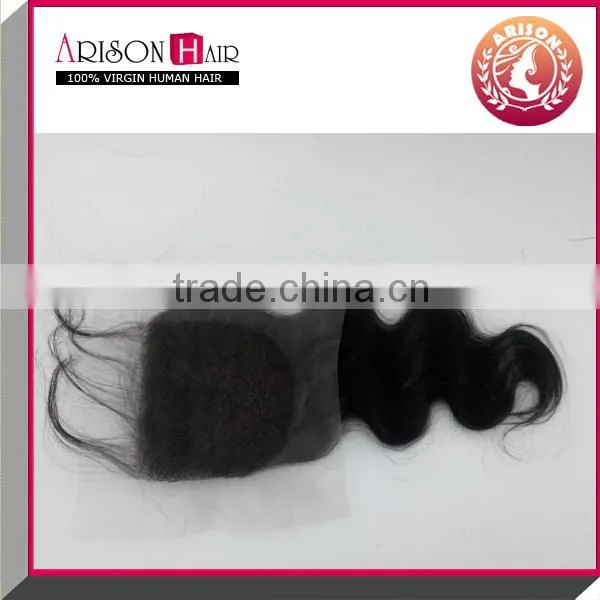 2016 New Sale Free Shipping Body Wave 100%peruvian Virgin Hair Lace Closure photo-4