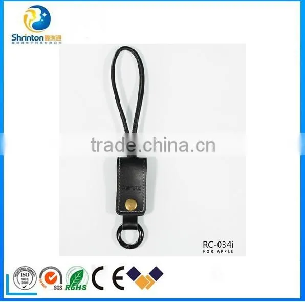 High Quality REMAX New Leather Cable Faster Charger 3.0A Micro USB Data Cable For IPhone 5/5s/6/6s/6+ photo-2
