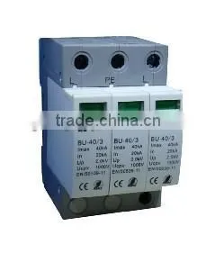 1000V 40kA DC SPD DC Lightning Arrester for Photovoltaic photo-2