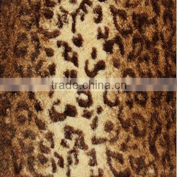 Wholesale Leopard Pattern Fur Plush Fabric photo-4