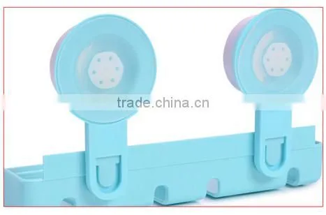 AN614 ANPHY Wall Mounted Plastic Soap,Towel Multifuction Storage Shelf photo-3