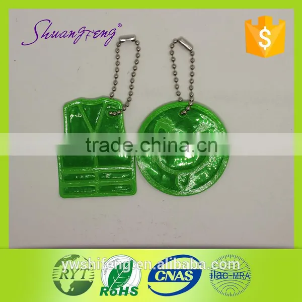 2016 Hotsale China Supplier Reflective PVC Keychain photo-3