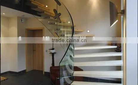 Natural Oak Curve Stair Treads photo-3