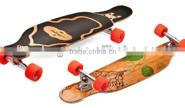 OEM Design Long Skateboard, Canadian Maple Concave Deck